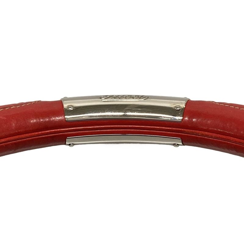 Gucci Handbag Indy Guccissima Line 177088 Red Leather