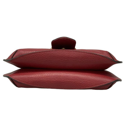 Gucci Shoulder Bag Ggmarmont 409154 Red Leather