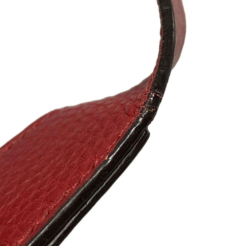 Gucci Shoulder Bag Ggmarmont 409154 Red Leather