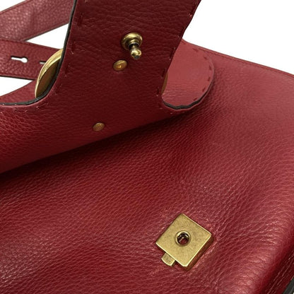 Gucci Shoulder Bag Ggmarmont 409154 Red Leather