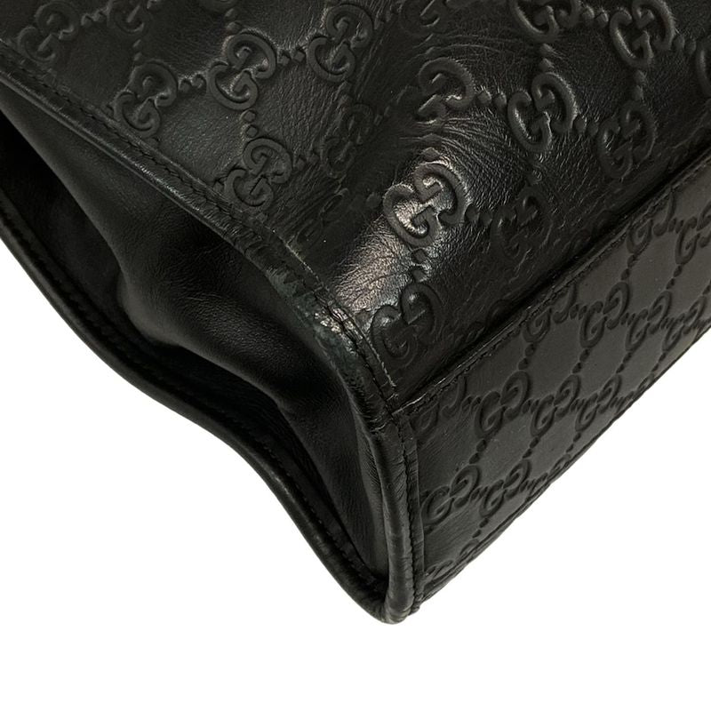 Gucci Business Bag Guccissima Line Sherry (web) 246410 Black Main Item No Lock