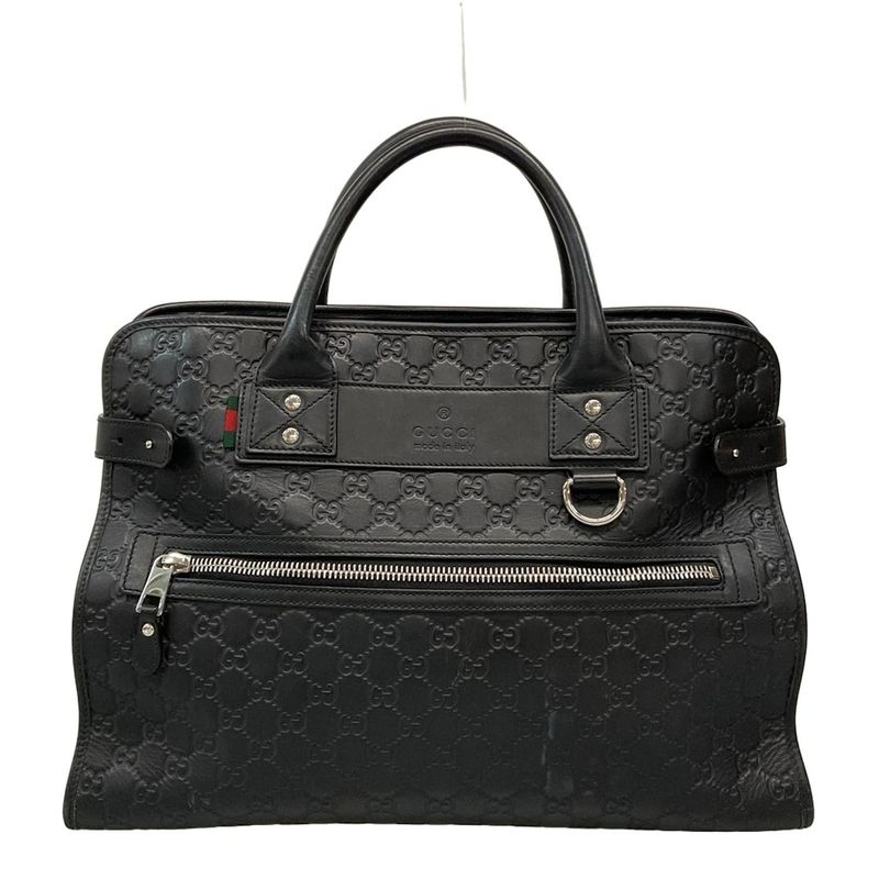 Gucci Business Bag Guccissima Line Sherry (web) 246410 Black Main Item No Lock