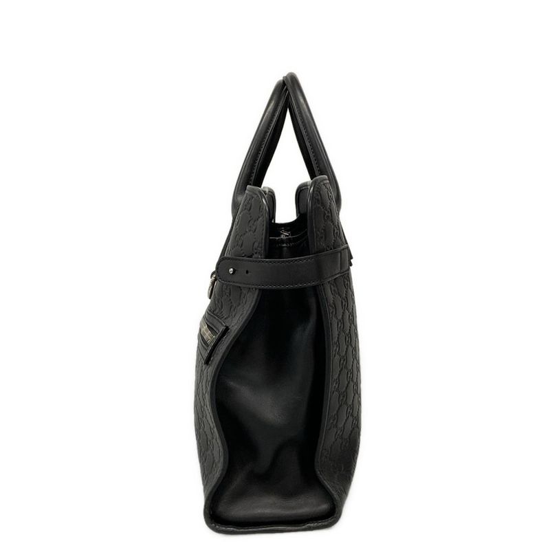 Gucci Business Bag Guccissima Line Sherry (web) 246410 Black Main Item No Lock