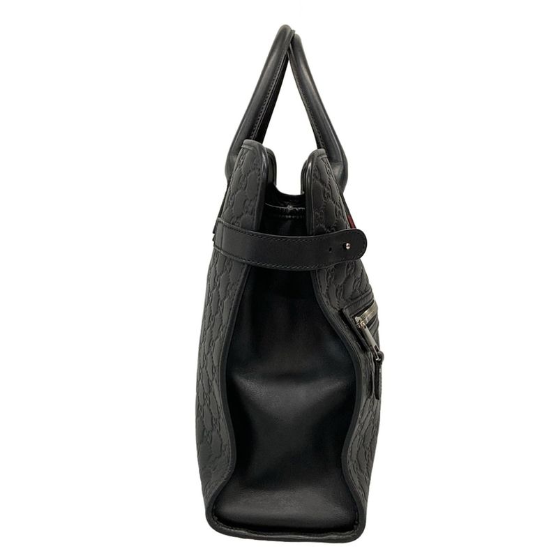 Gucci Business Bag Guccissima Line Sherry (web) 246410 Black Main Item No Lock