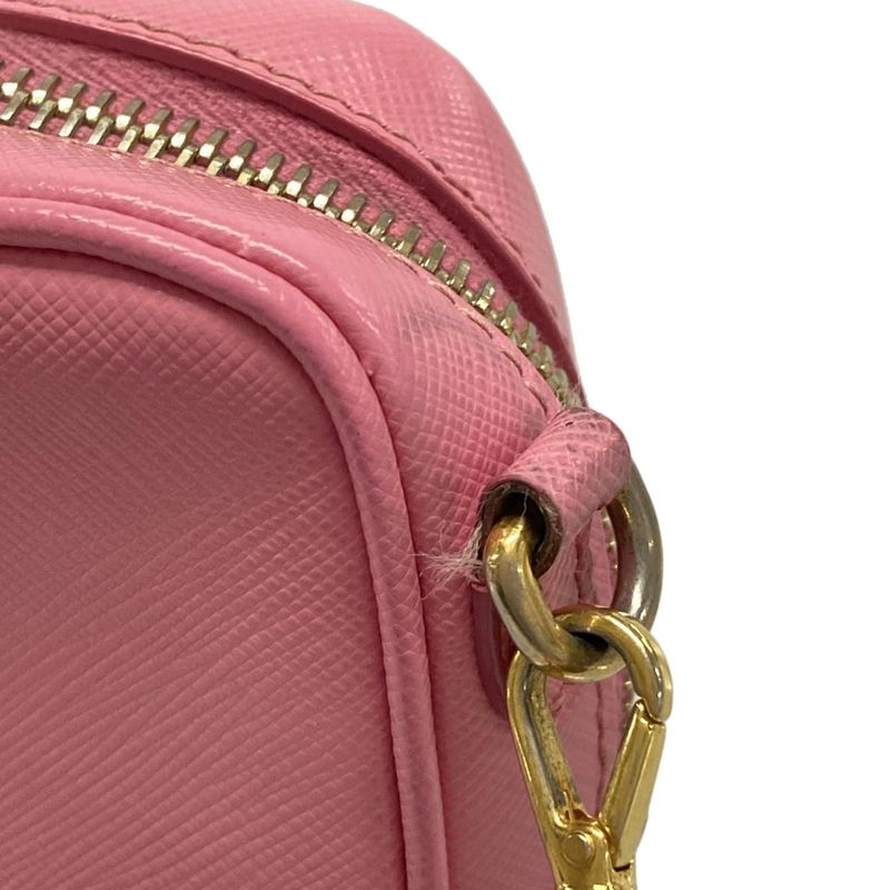 Prada Shoulder Bag - Pink Removable Strap Mini Bag Leather