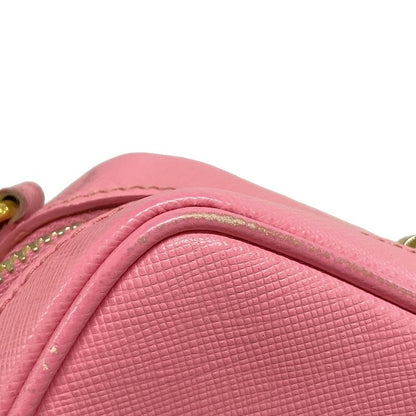 Prada Shoulder Bag - Pink Removable Strap Mini Bag Leather