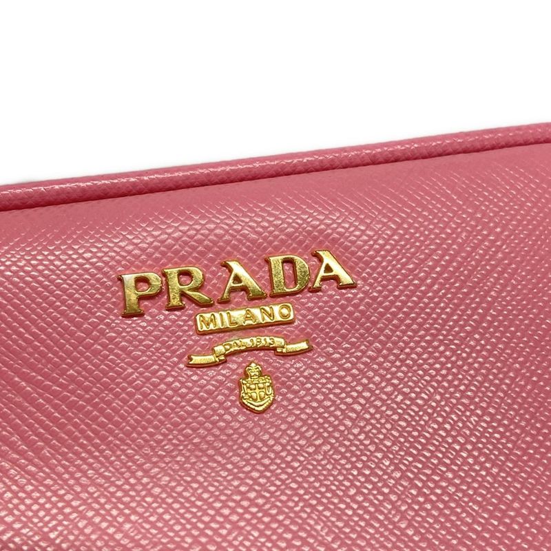 Prada Shoulder Bag - Pink Removable Strap Mini Bag Leather
