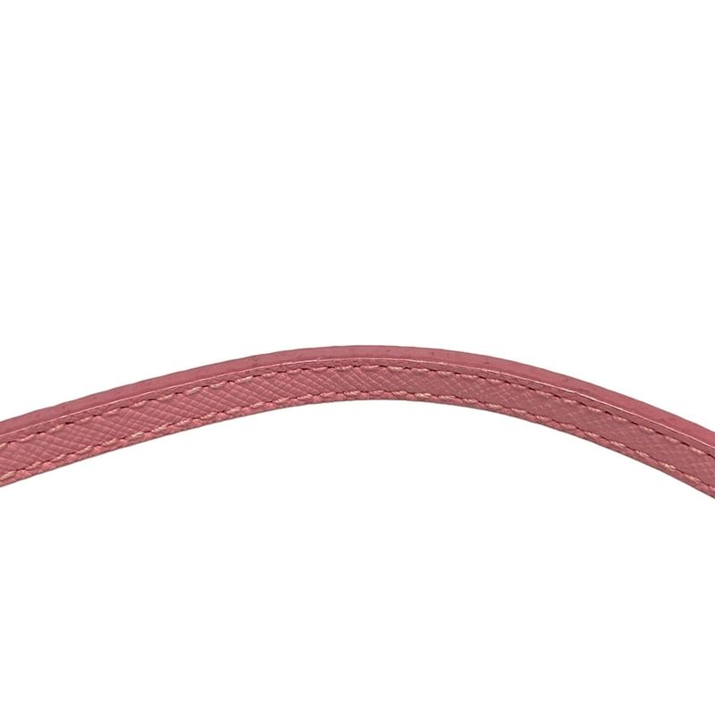 Prada Shoulder Bag - Pink Removable Strap Mini Bag Leather