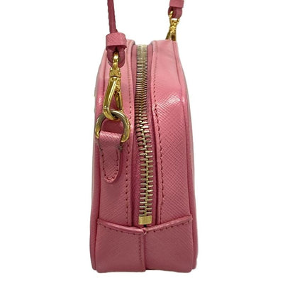 Prada Shoulder Bag - Pink Removable Strap Mini Bag Leather