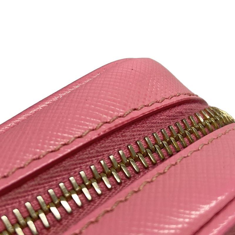 Prada Shoulder Bag - Pink Removable Strap Mini Bag Leather