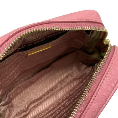 Prada Shoulder Bag - Pink Removable Strap Mini Bag Leather