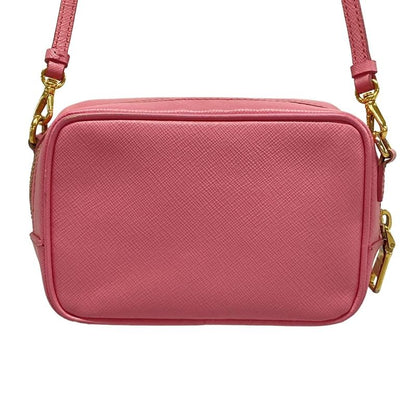 Prada Shoulder Bag - Pink Removable Strap Mini Bag Leather