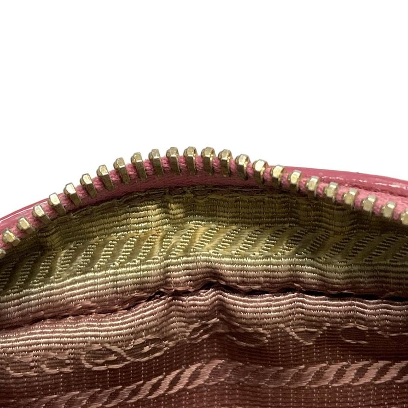 Prada Shoulder Bag - Pink Removable Strap Mini Bag Leather