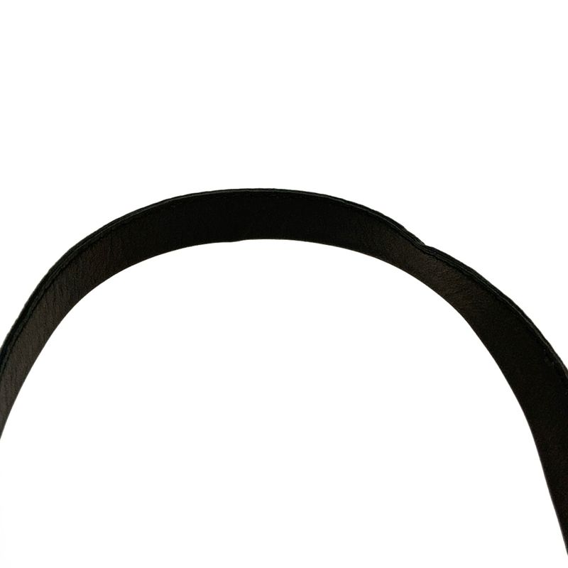 Hermes Shoulder Bag Toe De Punching Black Leather