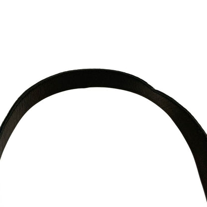 Hermes Shoulder Bag Toe De Punching Black Leather