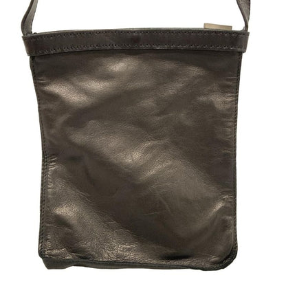 Hermes Shoulder Bag Toe De Punching Black Leather