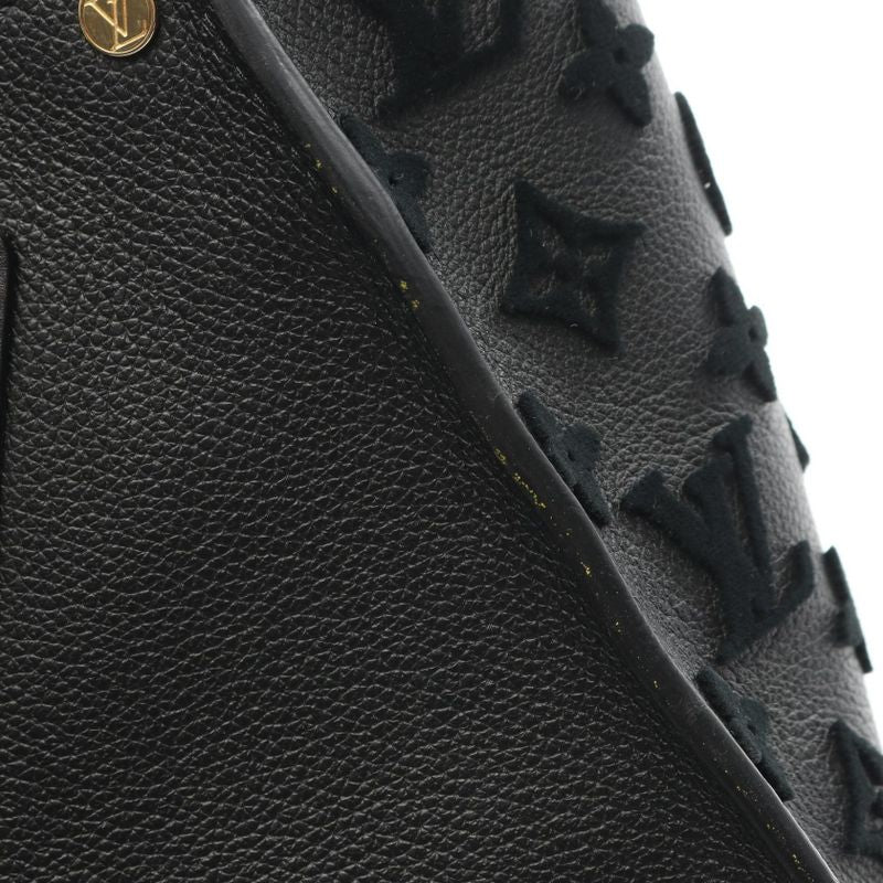 Louis Vuitton Handbag On My Side MM Monogram Taffetage Noir Black M53826 Noir