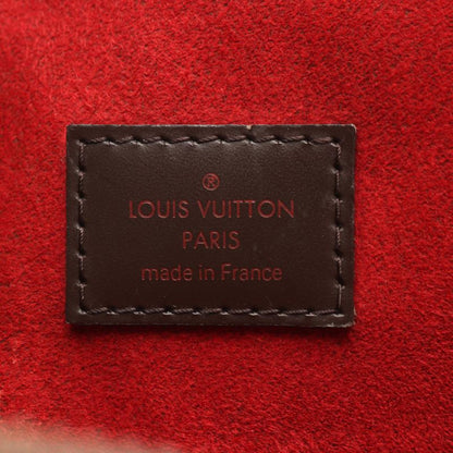 Louis Vuitton Handbag Trevi GM Damier Ebene N51998 PVC Coated Canvas Leather