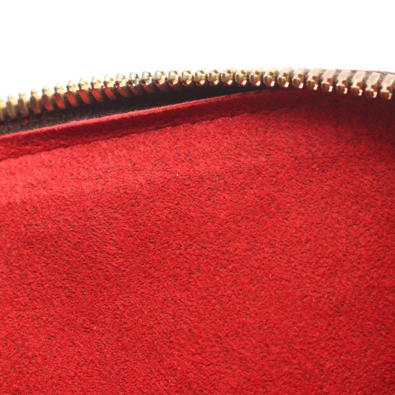 Louis Vuitton Handbag Trevi GM Damier Ebene N51998 PVC Coated Canvas Leather