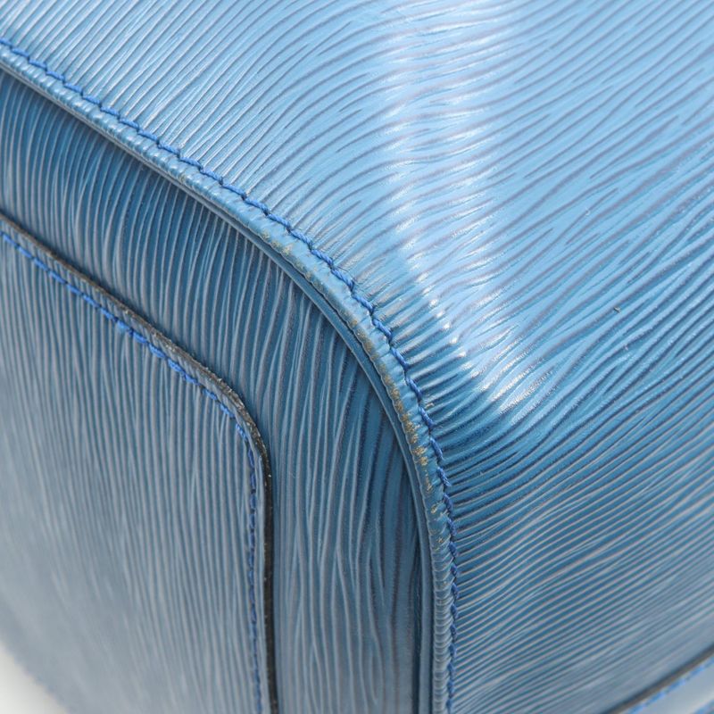 Louis Vuitton Boston Bag Keepall 50 Epi Toledo Blue M42965 Toledo Blue Leather