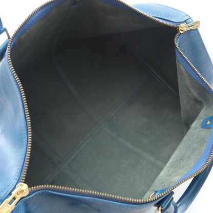 Louis Vuitton Boston Bag Keepall 50 Epi Toledo Blue M42965 Toledo Blue Leather