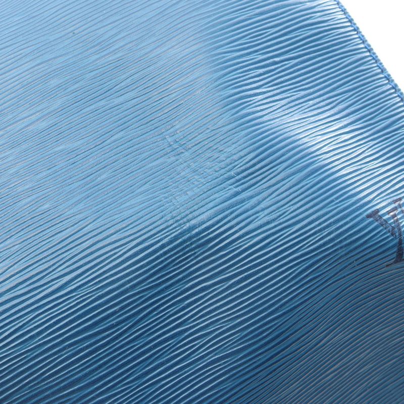 Louis Vuitton Boston Bag Keepall 50 Epi Toledo Blue M42965 Toledo Blue Leather