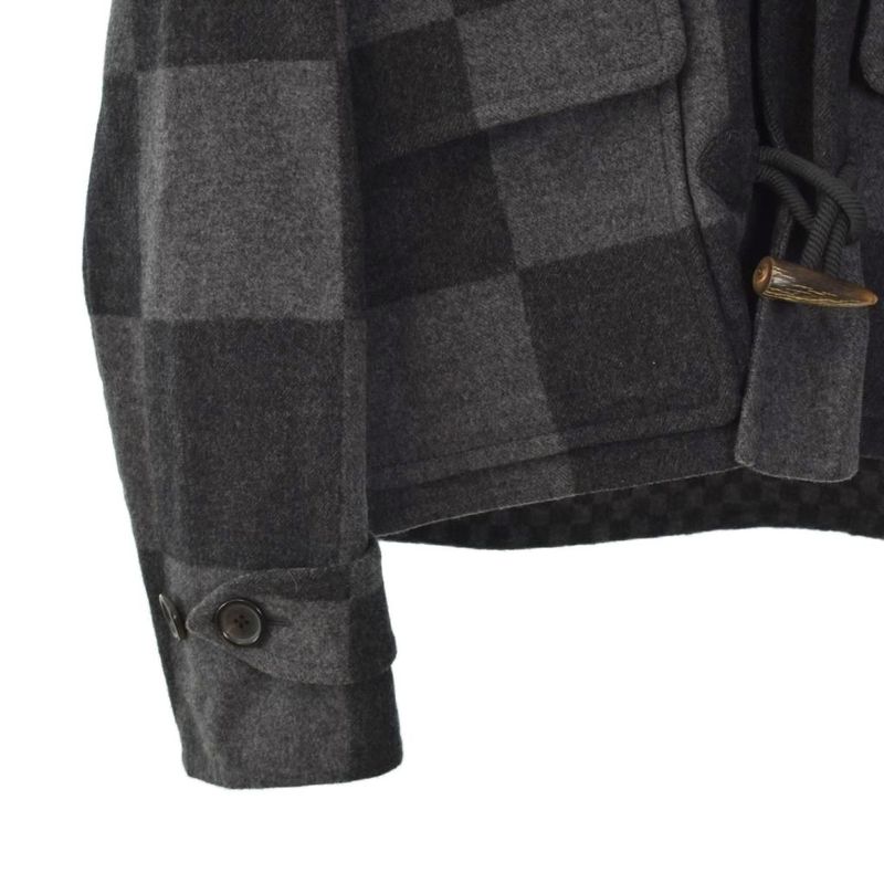 Louis Vuitton NIGO Giant Damier Duffel Coat 48 Gray Rm202m XEP Hjc03w