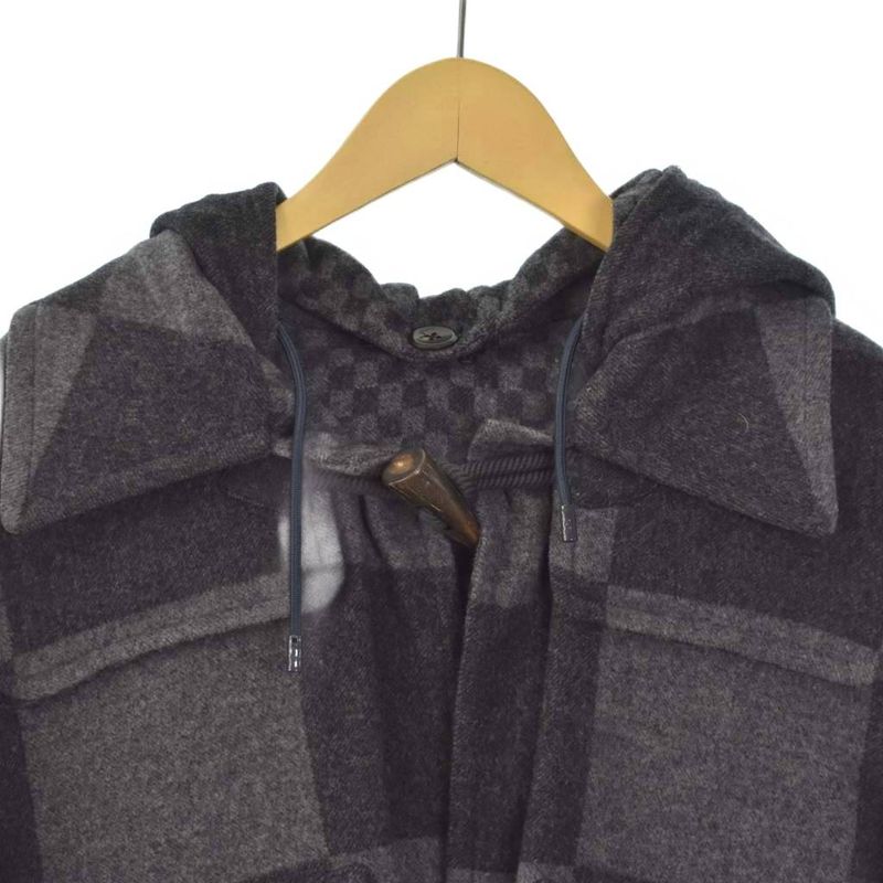 Louis Vuitton NIGO Giant Damier Duffel Coat 48 Gray Rm202m XEP Hjc03w