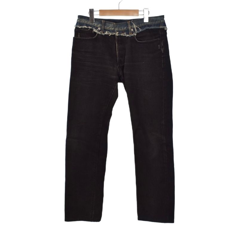 Dior Homme Eddy Period Combined Denim Pants Jeans 31 Black 6hh1013307