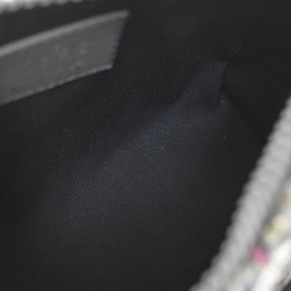 Louis Vuitton Keepall XS Monogram LV Felt Tweed 2WAY Shoulder Bag Handbag Gray