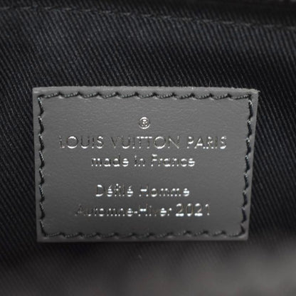 Louis Vuitton Keepall XS Monogram LV Felt Tweed 2WAY Shoulder Bag Handbag Gray