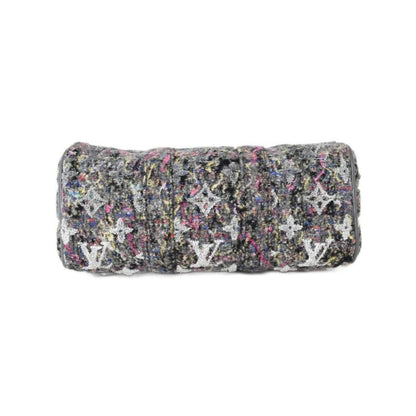 Louis Vuitton Keepall XS Monogram LV Felt Tweed 2WAY Shoulder Bag Handbag Gray