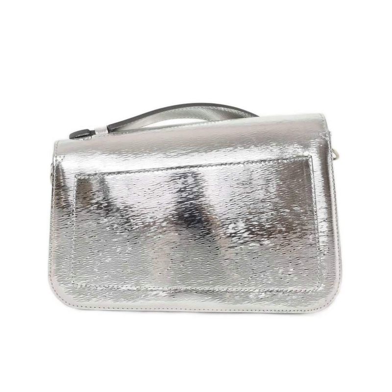 Louis Vuitton Monsau Distorted Shoulder Bag Handbag Silver M23103