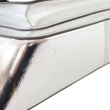 Louis Vuitton Monsau Distorted Shoulder Bag Handbag Silver M23103