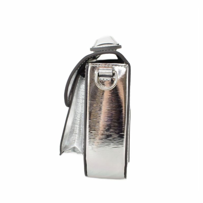 Louis Vuitton Monsau Distorted Shoulder Bag Handbag Silver M23103