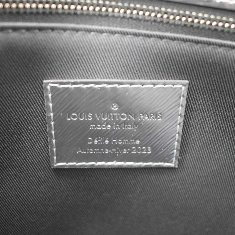Louis Vuitton Monsau Distorted Shoulder Bag Handbag Silver M23103