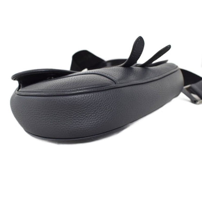 Christian Dior Atelier Logo Saddle Bag Shoulder Bag Gray