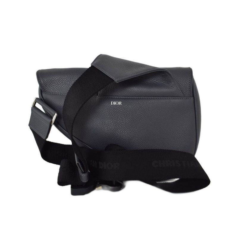 Christian Dior Atelier Logo Saddle Bag Shoulder Bag Gray