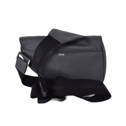Christian Dior Atelier Logo Saddle Bag Shoulder Bag Gray