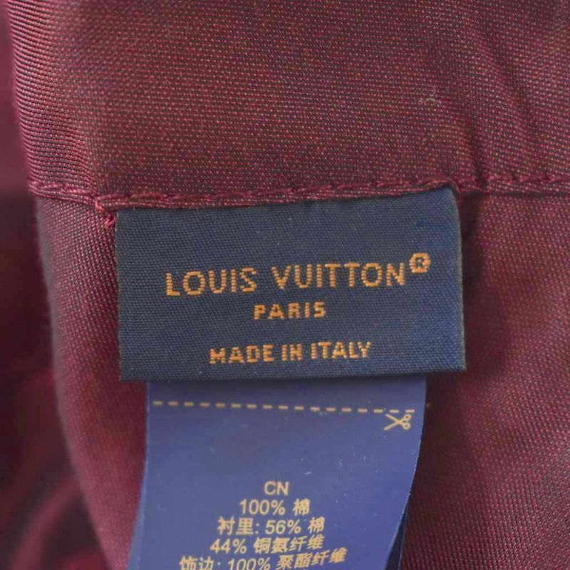 Louis Vuitton League Cap Logo Hat Gray Bordeaux M7176l