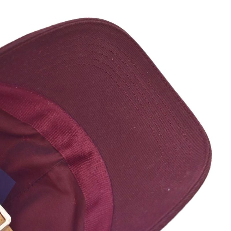 Louis Vuitton League Cap Logo Hat Gray Bordeaux M7176l