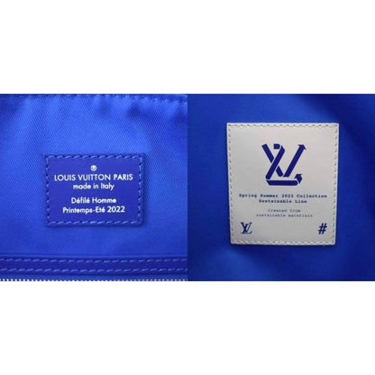 Louis Vuitton 22SS Sustainable Keepall 50 Landscape Boston Bag Blue M59676