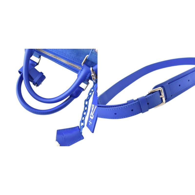 Louis Vuitton 22SS Sustainable Keepall 50 Landscape Boston Bag Blue M59676