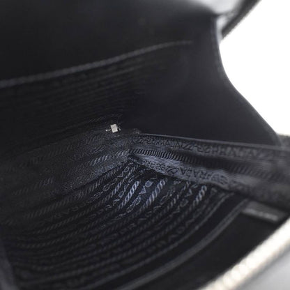 Prada Brick Sapphiano Shoulder Bag Black 2vh067