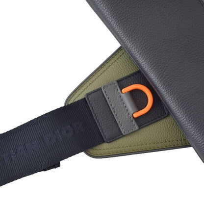 Dior Sacai Saddle Bag Shoulder Bag Khaki