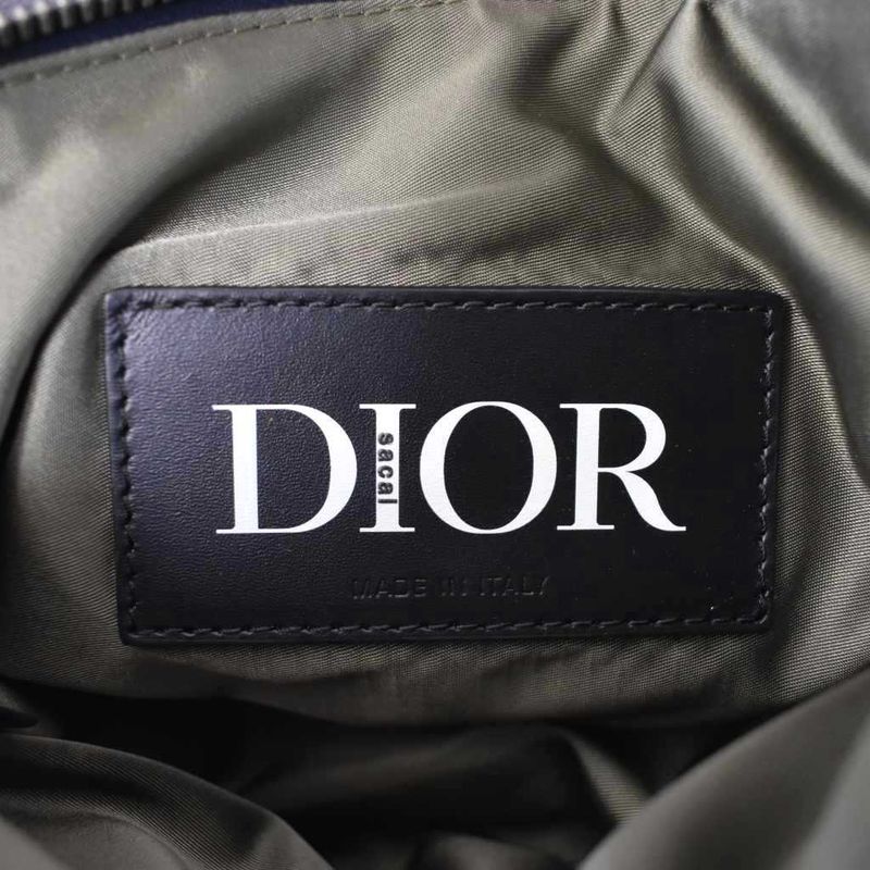 Dior Sacai Saddle Bag Shoulder Bag Khaki