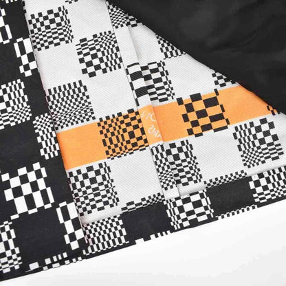 Louis Vuitton 21SS Distorted Damier Chester Coat Stainless Steel Collar 48