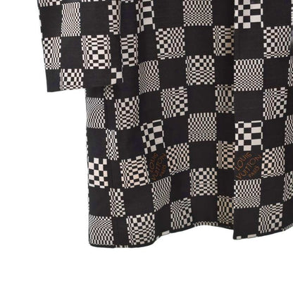 Louis Vuitton 21SS Distorted Damier Chester Coat Stainless Steel Collar 48