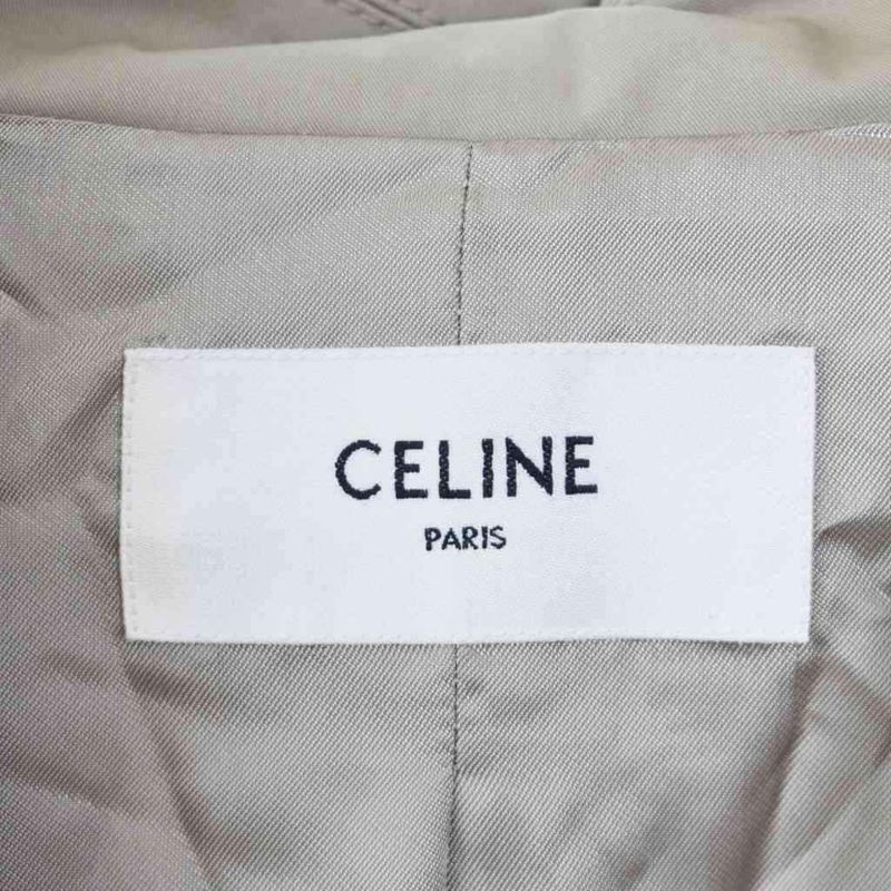 Celine Artist Print Mac Coat Trench Coat 46 Beige 2m822460q