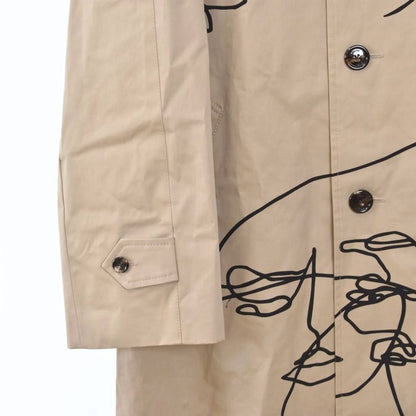 Celine Artist Print Mac Coat Trench Coat 46 Beige 2m822460q